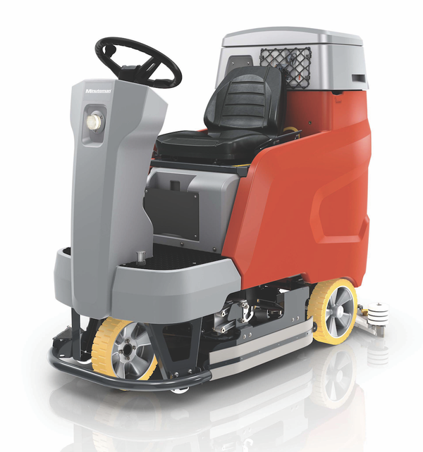 Minuteman ride-on floor scrubber